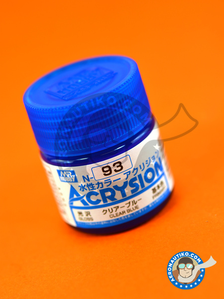 Clear blue | Acrysion Color paint manufactured by Mr Hobby (ref. N-093) image