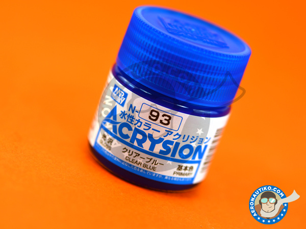 Image 1: Clear blue | Acrysion Color paint manufactured by Mr Hobby (ref. N-093)
