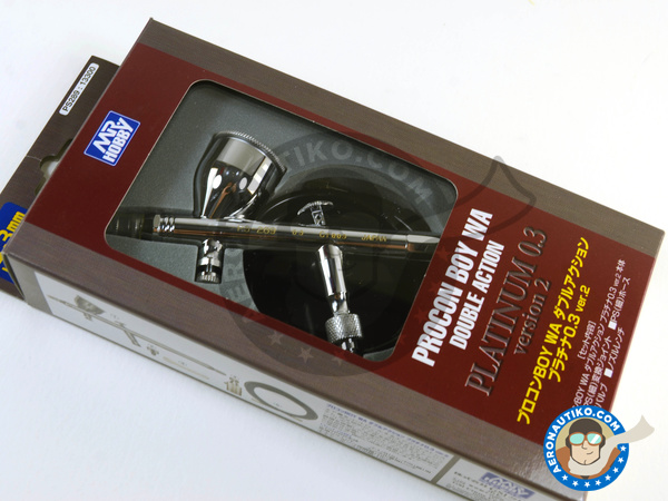 Image 12: Mr. Procon Boy Platinum 0.3 mm | Airbrush manufactured by Mr Hobby (ref. PS-289)
