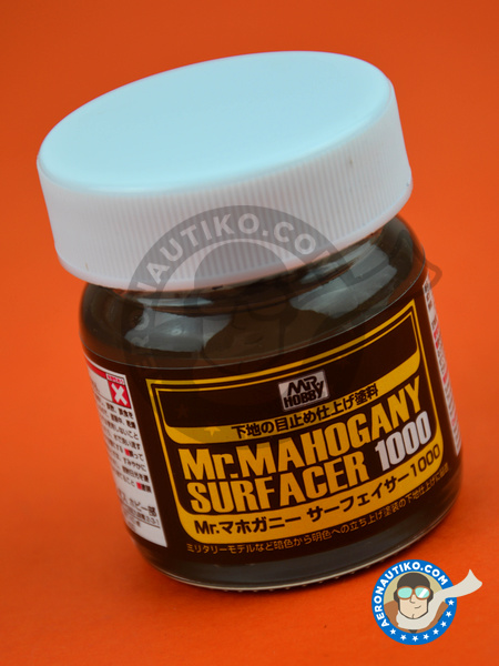Mr. Mahogany Surfacer 1000 | Primer manufactured by Mr Hobby (ref. SF-290) image