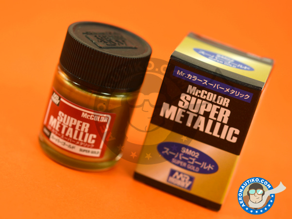 Image 1: Super Gold | Mr Color Super Metallic Paint manufactured by Mr Hobby (ref. SM-02)