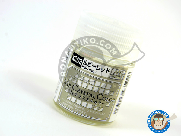 Image 1: Ruby Red | Mr. Cristal Color Paint manufactured by Mr Hobby (ref. XC03)