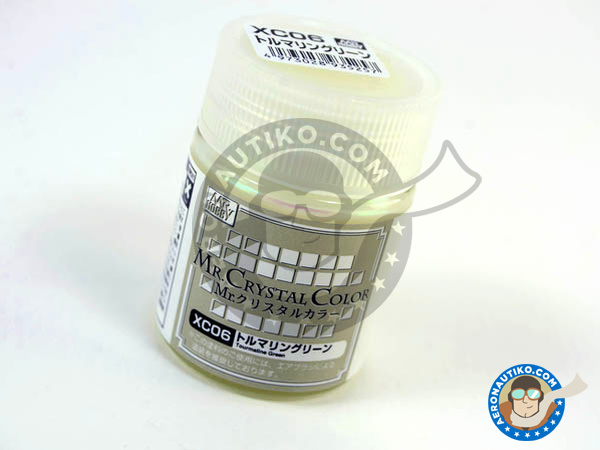 Image 1: Tourmaline Green | Mr. Cristal Color Paint manufactured by Mr Hobby (ref. XC06)