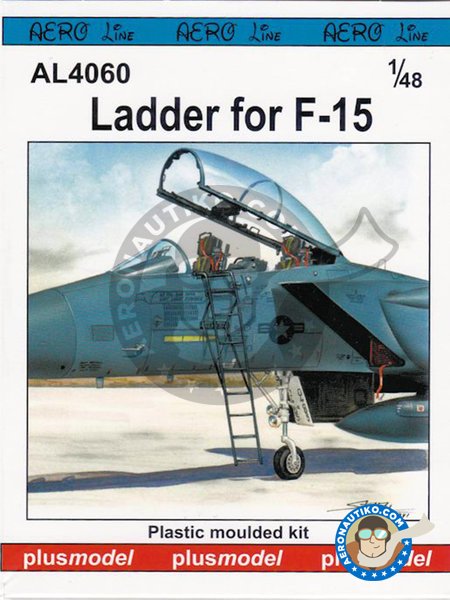 Ladder for F-15 Eagle | Ladder in 1/48 scale manufactured by Plusmodel (ref. AL4060) image