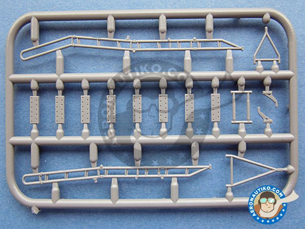 Image 1: Ladder for Su-27 | Ladder in 1/48 scale manufactured by Plusmodel (ref. AL4062)