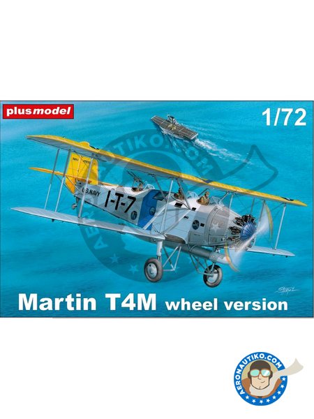 Martin T4M wheel version | Airplane kit in 1/72 scale manufactured by Plusmodel (ref. AL7038) image