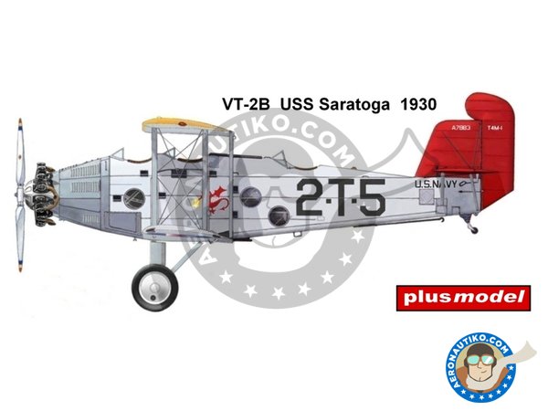 Image 1: Martin T4M wheel version | Airplane kit in 1/72 scale manufactured by Plusmodel (ref. AL7038)