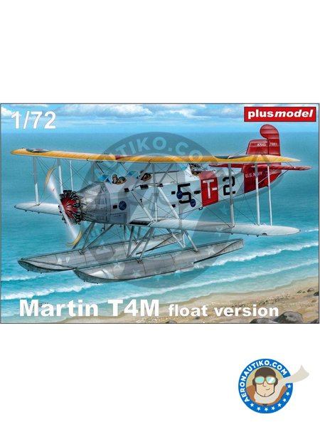 Martin T4M float version | Airplane kit in 1/72 scale manufactured by Plusmodel (ref. AL7072) image