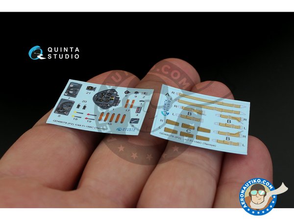 Image 2: Fi-156 Storch Interior 3D Decal | Decals in 1/48 scale manufactured by QUINTA STUDIO (ref. QD48078)