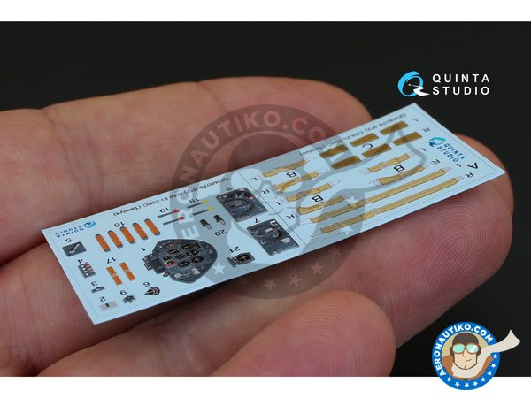 Image 3: Fi-156 Storch Interior 3D Decal | Decals in 1/48 scale manufactured by QUINTA STUDIO (ref. QD48078)