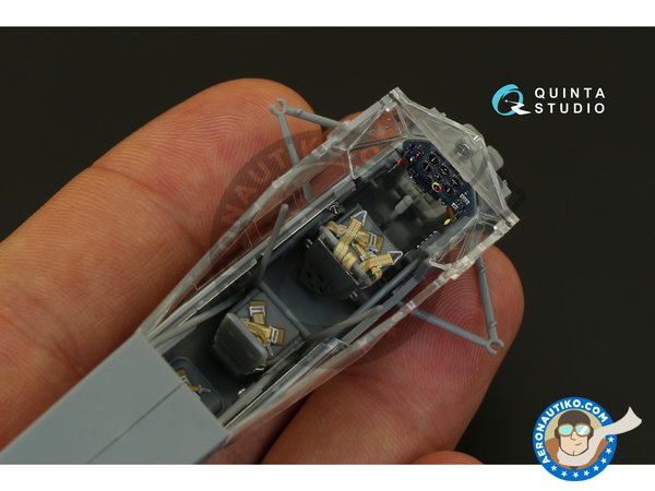Image 4: Fi-156 Storch Interior 3D Decal | Decals in 1/48 scale manufactured by QUINTA STUDIO (ref. QD48078)