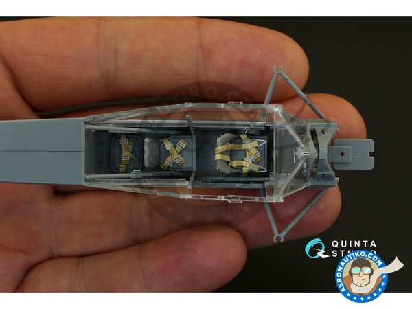 Image 5: Fi-156 Storch Interior 3D Decal | Decals in 1/48 scale manufactured by QUINTA STUDIO (ref. QD48078)