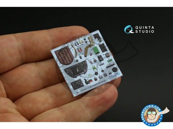 Image 3: Supermartine "Spitfire" Mk.V | Detalle en escala 1/48 fabricado por QUINTA STUDIO (ref. QD48136)