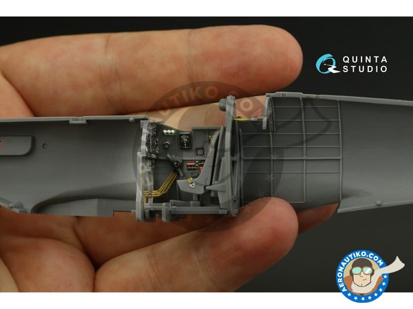 Image 6: Supermartine "Spitfire" Mk.V | Detalle en escala 1/48 fabricado por QUINTA STUDIO (ref. QD48136)