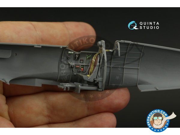 Image 7: Supermartine "Spitfire" Mk.V | Detalle en escala 1/48 fabricado por QUINTA STUDIO (ref. QD48136)