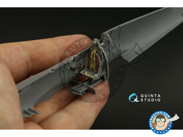 Image 8: Supermartine "Spitfire" Mk.V | Detalle en escala 1/48 fabricado por QUINTA STUDIO (ref. QD48136)