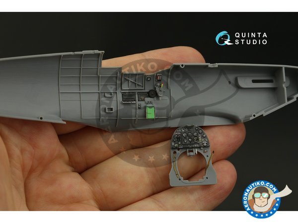 Image 9: Supermartine "Spitfire" Mk.V | Detalle en escala 1/48 fabricado por QUINTA STUDIO (ref. QD48136)