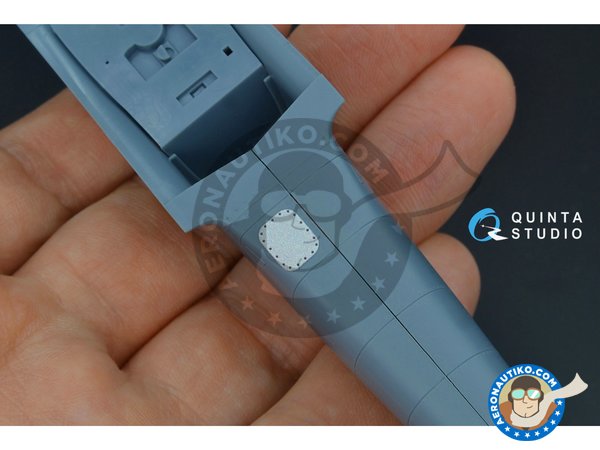 Image 5: Bf 109G-10 interior 3D decals | Detail up set in 1/48 scale manufactured by QUINTA STUDIO (ref. QD48161)