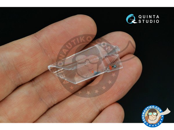 Image 8: Bf 109G-10 interior 3D decals | Detail up set in 1/48 scale manufactured by QUINTA STUDIO (ref. QD48161)