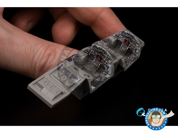 Image 5: TF-104G 3D-Printed & coloured Interior on decal paper | Detail up set in 1/48 scale manufactured by QUINTA STUDIO (ref. QD48202)