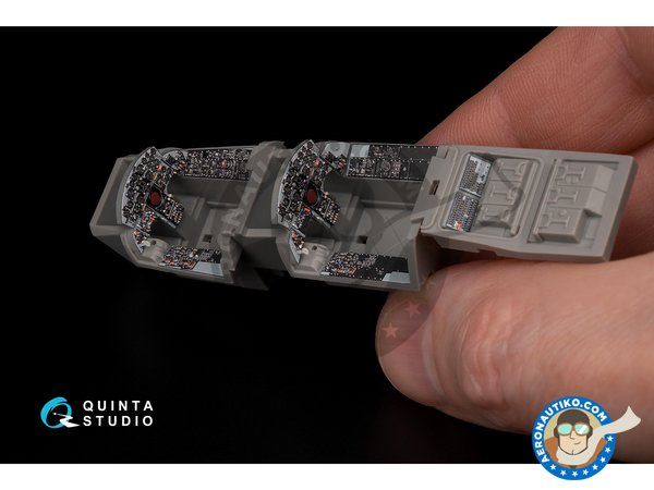 Image 6: TF-104G 3D-Printed & coloured Interior on decal paper | Detail up set in 1/48 scale manufactured by QUINTA STUDIO (ref. QD48202)