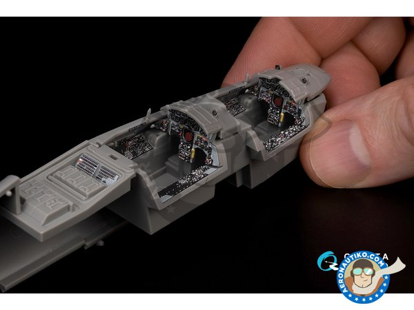 Image 7: TF-104G 3D-Printed & coloured Interior on decal paper | Detail up set in 1/48 scale manufactured by QUINTA STUDIO (ref. QD48202)