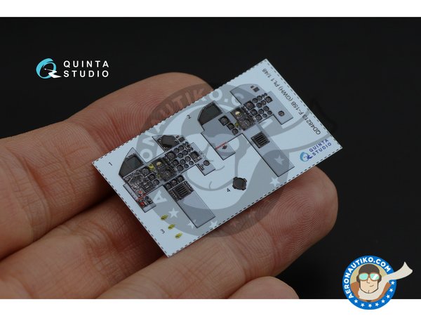 Image 3: F-15B Eagle interior 3D decals | Set de mejora y detallado en escala 1/48 fabricado por QUINTA STUDIO (ref. QD48213)