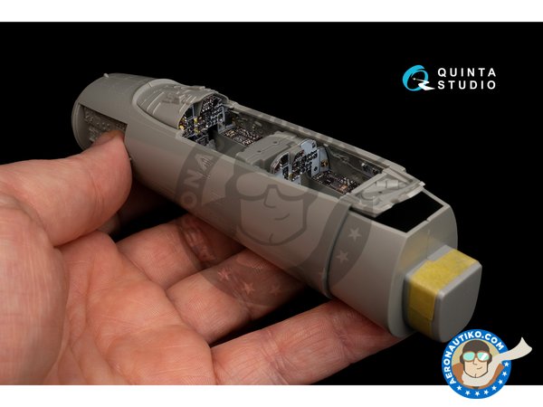 Image 10: F-15B Eagle interior 3D decals | Set de mejora y detallado en escala 1/48 fabricado por QUINTA STUDIO (ref. QD48213)