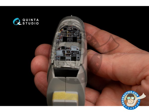 Image 11: F-15B Eagle interior 3D decals | Set de mejora y detallado en escala 1/48 fabricado por QUINTA STUDIO (ref. QD48213)