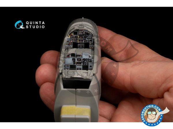 Image 12: F-15B Eagle interior 3D decals | Set de mejora y detallado en escala 1/48 fabricado por QUINTA STUDIO (ref. QD48213)