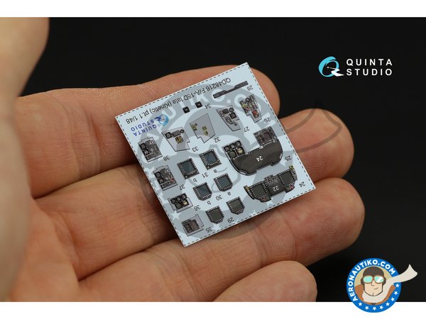 Image 2: F/A-18D "Hornet"  Late - Interior 3D decal | Detail in 1/48 scale manufactured by QUINTA STUDIO (ref. QD48216)