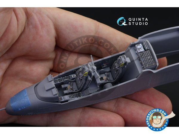Image 6: OV-10A "Bronco"  Interior 3D Decal | Detail in 1/48 scale manufactured by QUINTA STUDIO (ref. QD48227)