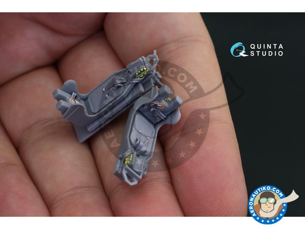 Image 7: OV-10A "Bronco"  Interior 3D Decal | Detail in 1/48 scale manufactured by QUINTA STUDIO (ref. QD48227)