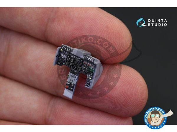 Image 8: OV-10A "Bronco"  Interior 3D Decal | Detail in 1/48 scale manufactured by QUINTA STUDIO (ref. QD48227)