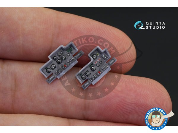 Image 9: OV-10A "Bronco"  Interior 3D Decal | Detail in 1/48 scale manufactured by QUINTA STUDIO (ref. QD48227)