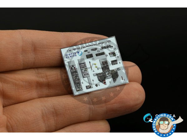 Image 3: Sea Harrier FA.2  - Interior 3D decal | Detail up set in 1/48 scale manufactured by QUINTA STUDIO (ref. QDS48344)