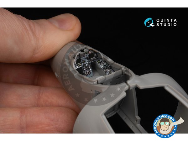 Image 7: Sea Harrier FA.2  - Interior 3D decal | Detail up set in 1/48 scale manufactured by QUINTA STUDIO (ref. QDS48344)