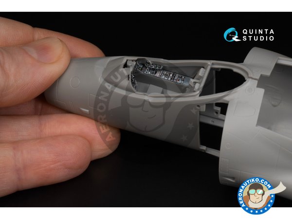 Image 8: Sea Harrier FA.2  - Interior 3D decal | Detail up set in 1/48 scale manufactured by QUINTA STUDIO (ref. QDS48344)