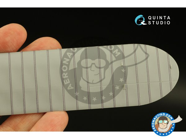 Image 4: Universal rib tapes, type A. WWII Era | Detail in 1/48 scale manufactured by QUINTA STUDIO (ref. QP48014)