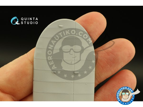 Image 6: Universal rib tapes, type A. WWII Era | Detail in 1/48 scale manufactured by QUINTA STUDIO (ref. QP48014)