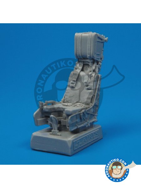 F/A-18C Hornet ejection seat with safety belts | Asiento eyectable en escala 1/32 fabricado por Quickboost (ref. QB32001) image