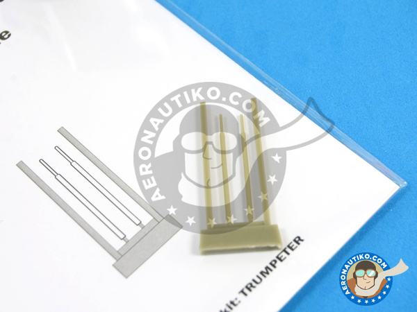 Image 1: Junkers Ju-87 Stuka B | Pitot tube in 1/32 scale manufactured by Quickboost (ref. QB32137)