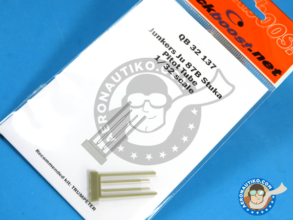 Image 2: Junkers Ju-87 Stuka B | Pitot tube in 1/32 scale manufactured by Quickboost (ref. QB32137)