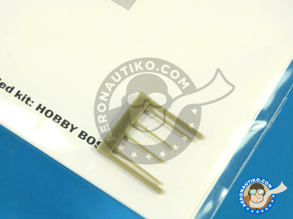 Image 1: Grumman F8F Bearcat F1-B | Gun barrels in 1/48 scale manufactured by Quickboost (ref. QB48491)