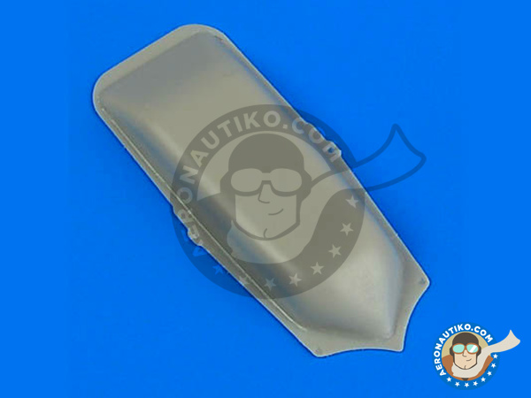 Image 1: Messerschmitt Bf 110 C-1/C-2/C-3 | Armament cover in 1/48 scale manufactured by Quickboost (ref. QB48684)