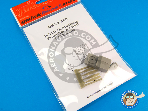 Image 1: North American P-51 Mustang D | Upgrade in 1/72 scale manufactured by Quickboost (ref. QB72369)