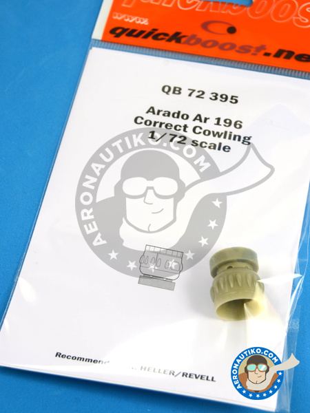 Arado Ar 196 | Cowling in 1/72 scale manufactured by Quickboost (ref. QB72395) image