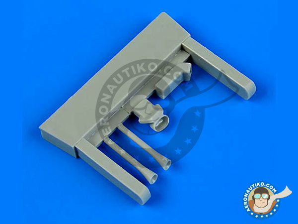 Image 1: Gloster Gladiator SS.37 | Air scoops in 1/72 scale manufactured by Quickboost (ref. QB72505)