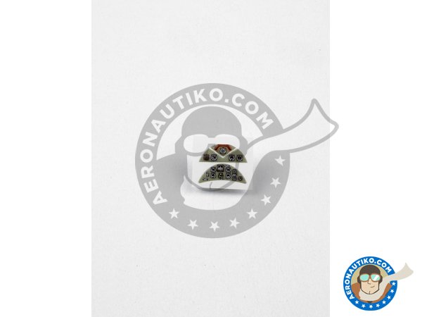 Image 3: Bücker Bü 131D - Quick Set 3D Acrylic Instrument Panel | Detail in 1/32 scale manufactured by RED FOX DESING (ref. RFSQS-32079)