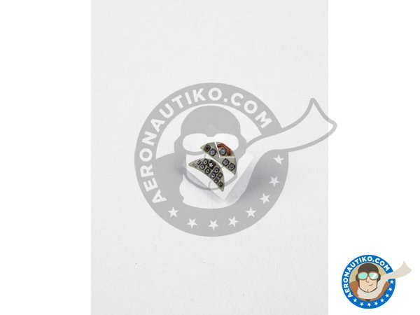 Image 4: Bücker Bü 131D - Quick Set 3D Acrylic Instrument Panel | Detail in 1/32 scale manufactured by RED FOX DESING (ref. RFSQS-32079)